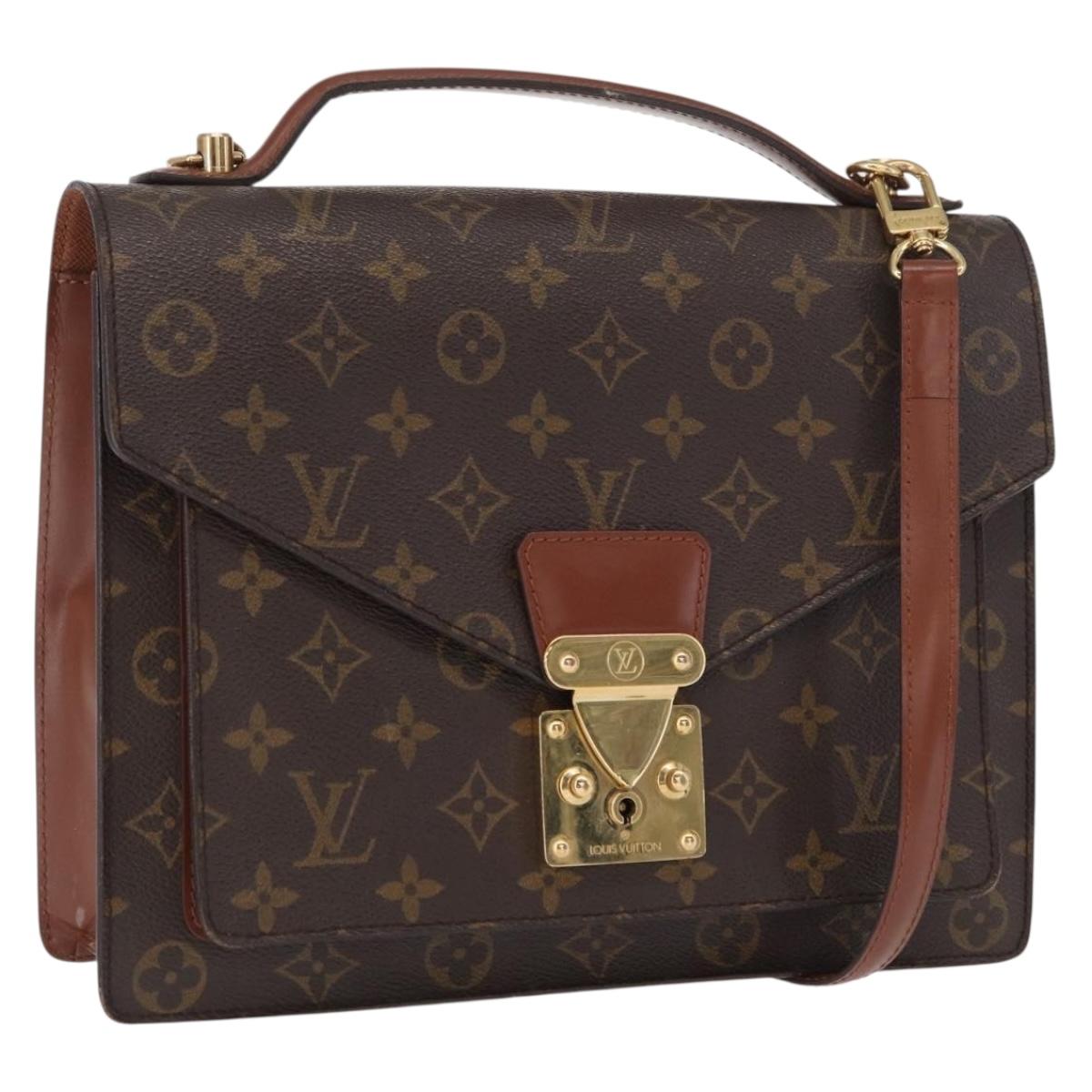 LOUIS VUITTON Monogram Monceau 28 Hand Bag M51185 LV Auth ep12939