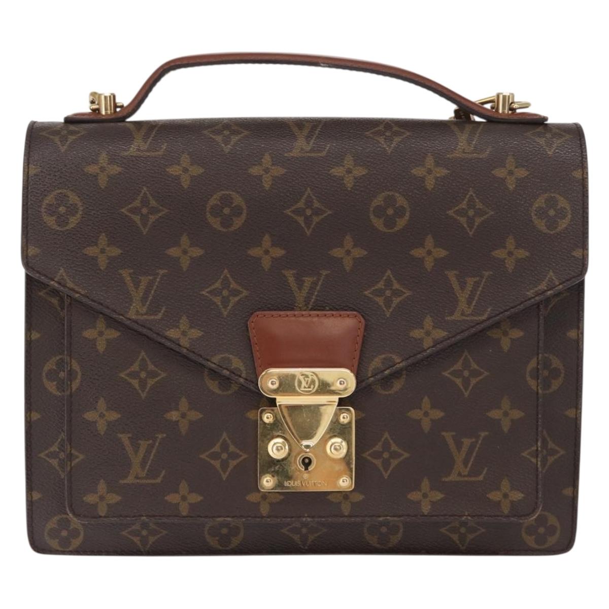 LOUIS VUITTON Monogram Monceau 28 Hand Bag M51185 LV Auth ep12939