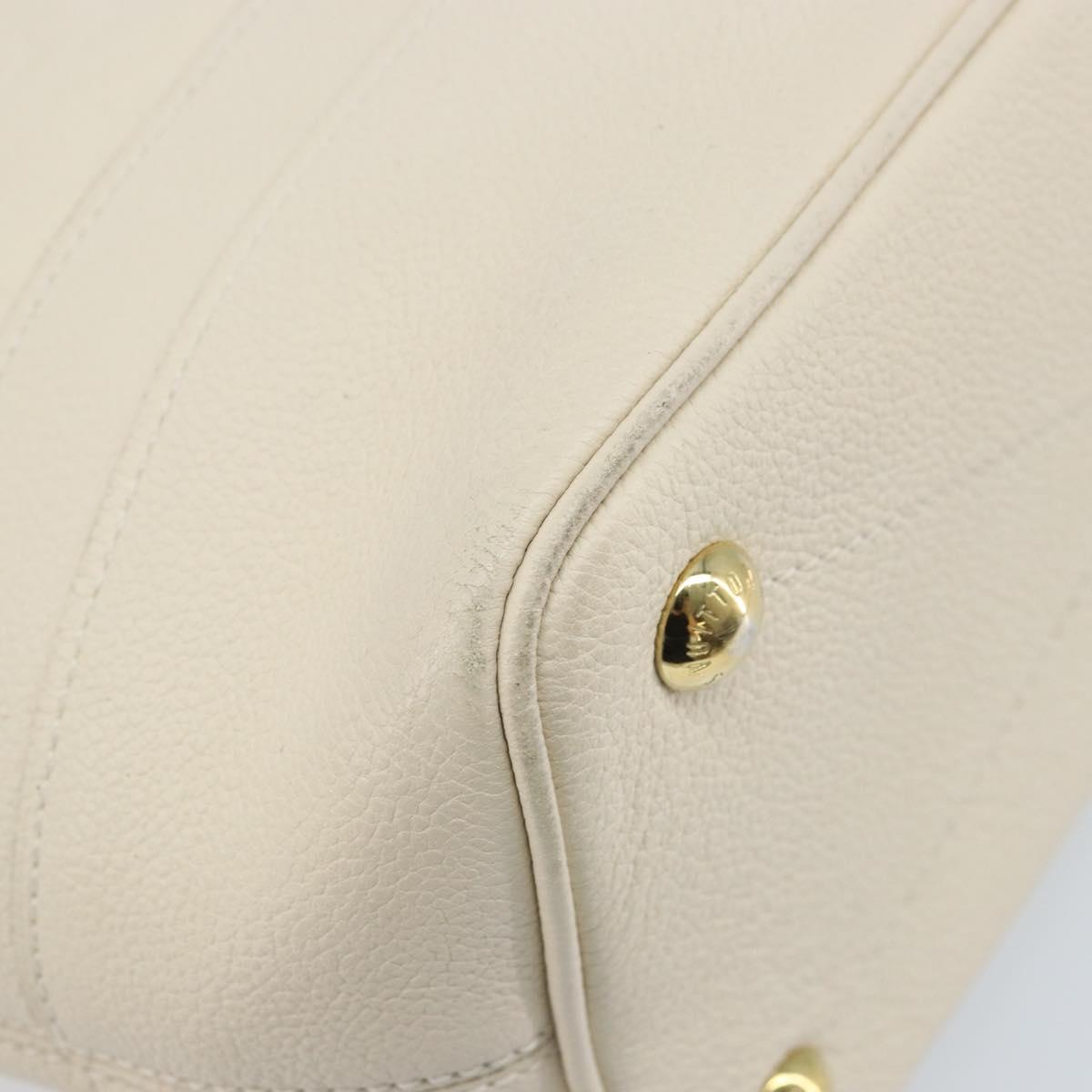 LOUIS VUITTON Monogram Empreinte Citadine PM Tote Bag Neige M40554 Auth ep12944