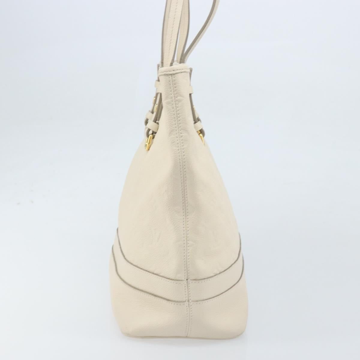 LOUIS VUITTON Monogram Empreinte Citadine PM Tote Bag Neige M40554 Auth ep12944