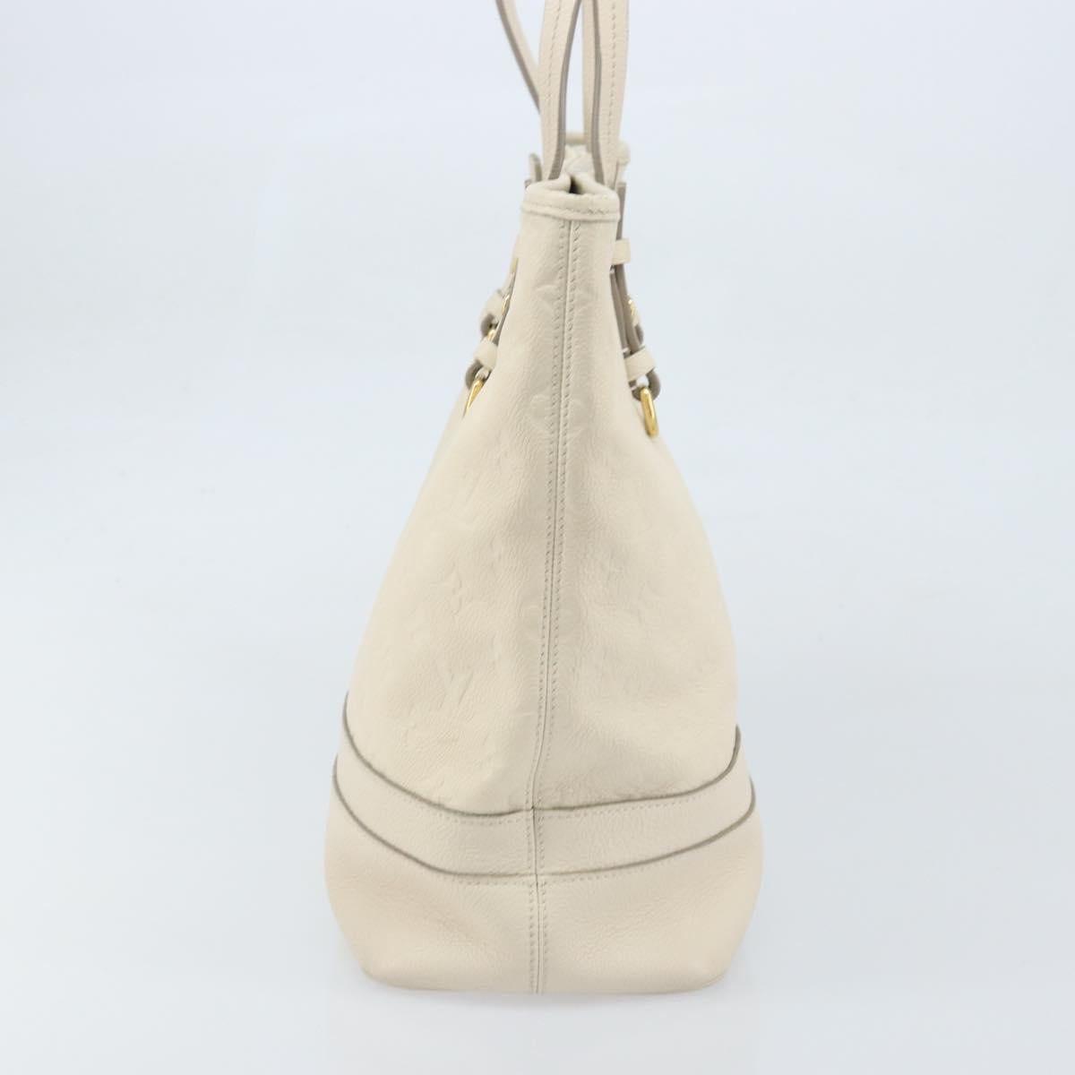 LOUIS VUITTON Monogram Empreinte Citadine PM Tote Bag Neige M40554 Auth ep12944
