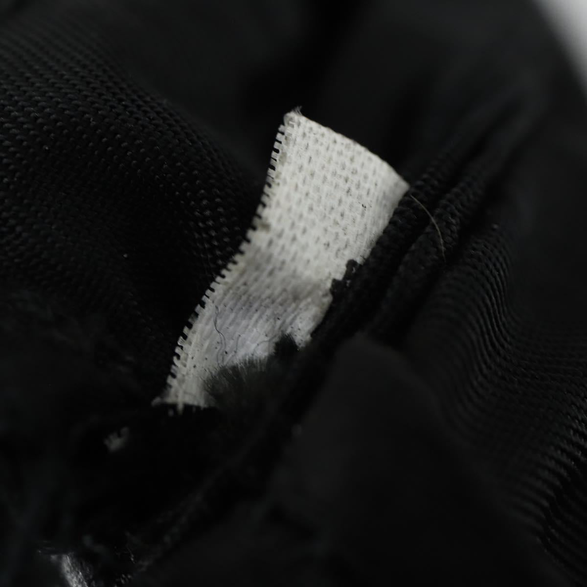 PRADA Shoulder Bag Nylon Black Silver Auth ep12954