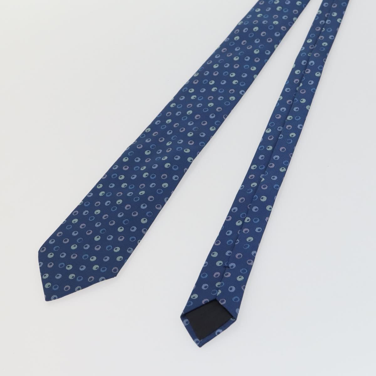 HERMES Chanel Louis Vuitton Necktie 3 Set Blue Green Auth ep12971
