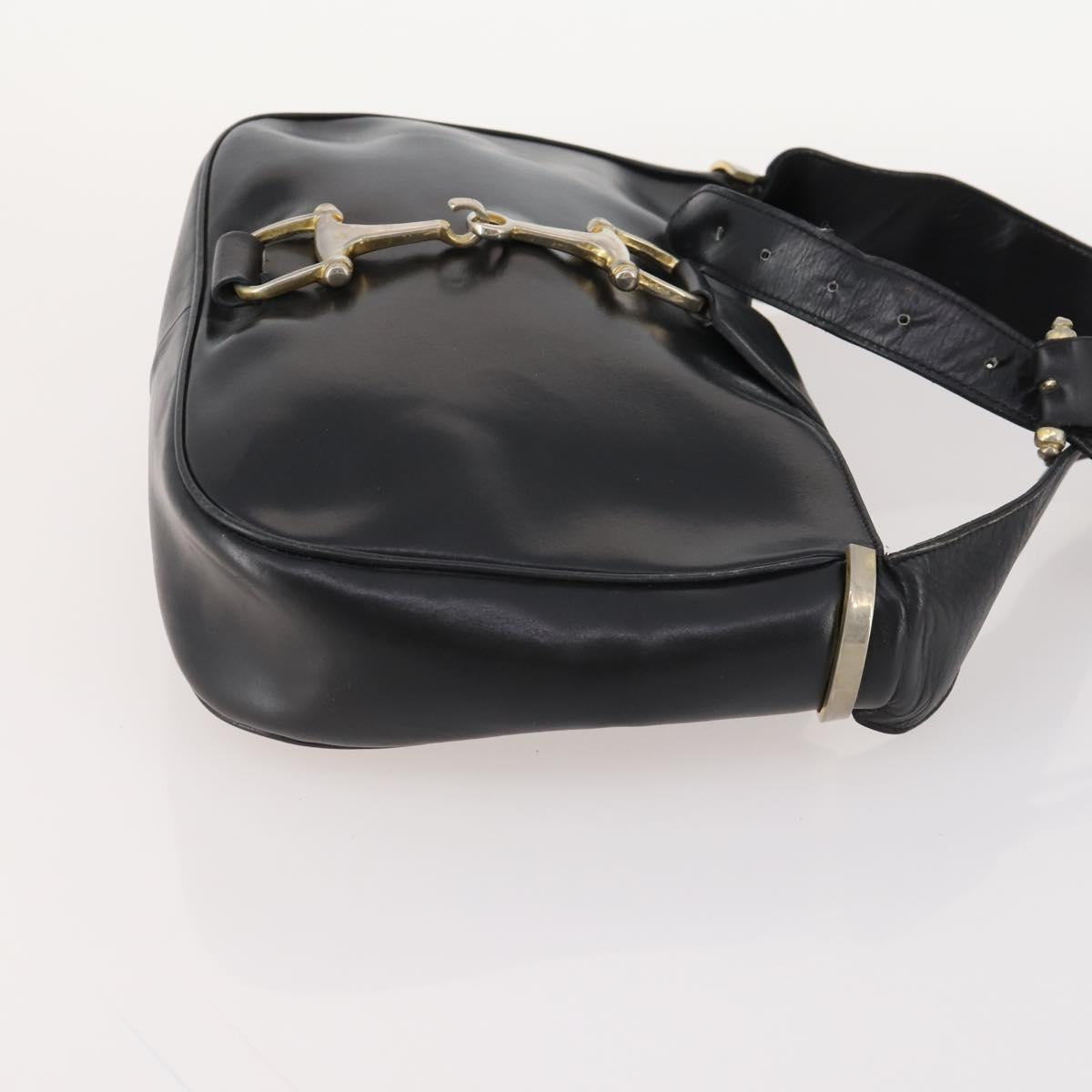 CELINE Bag Leather 2 Set Black Auth ep12973