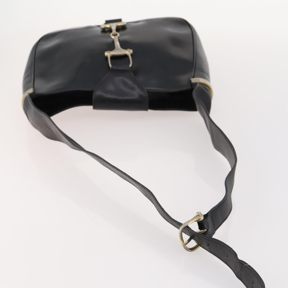 CELINE Bag Leather 2 Set Black Auth ep12973