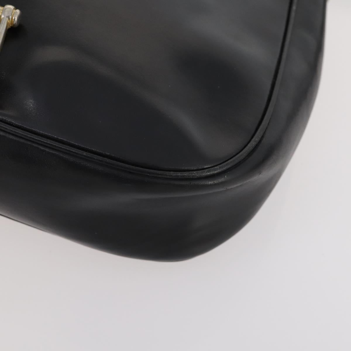 CELINE Bag Leather 2 Set Black Auth ep12973