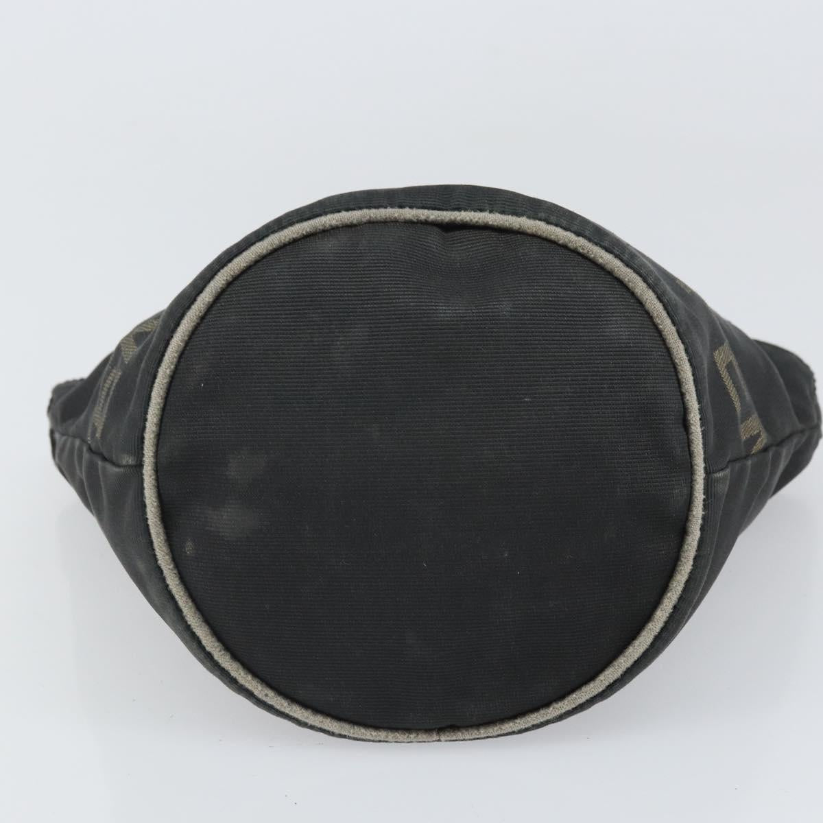 FENDI Hand Bag Nylon Black Auth ep12981