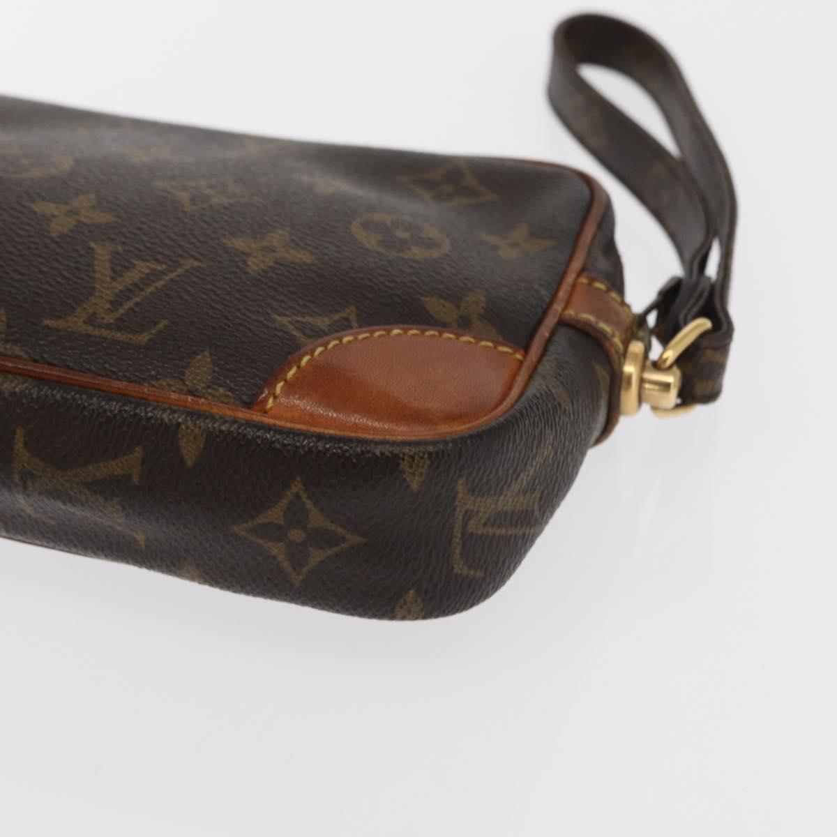LOUIS VUITTON Monogram Marly Dragonne PM Clutch Bag M51827 LV Auth ep12986