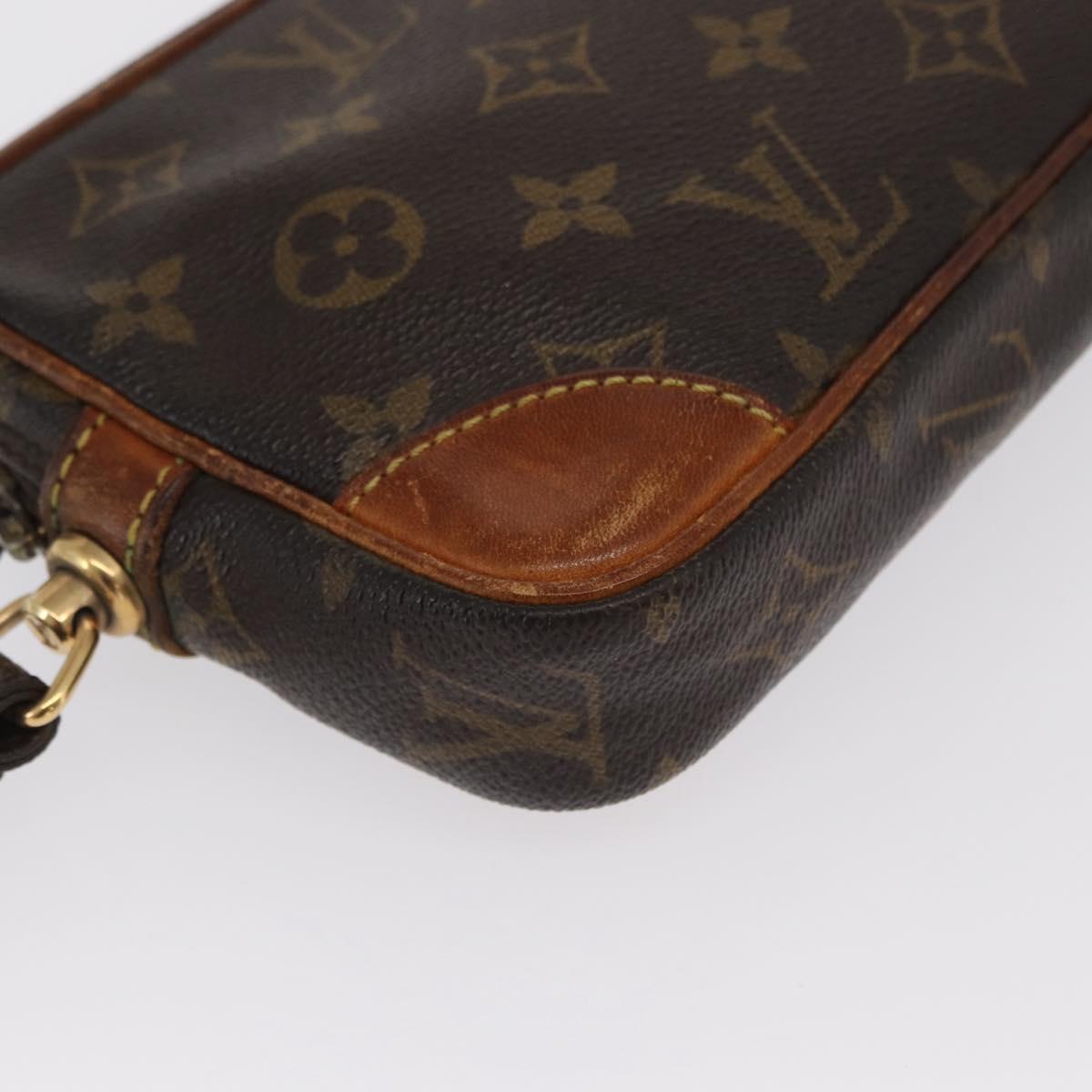 LOUIS VUITTON Monogram Marly Dragonne PM Clutch Bag M51827 LV Auth ep12986