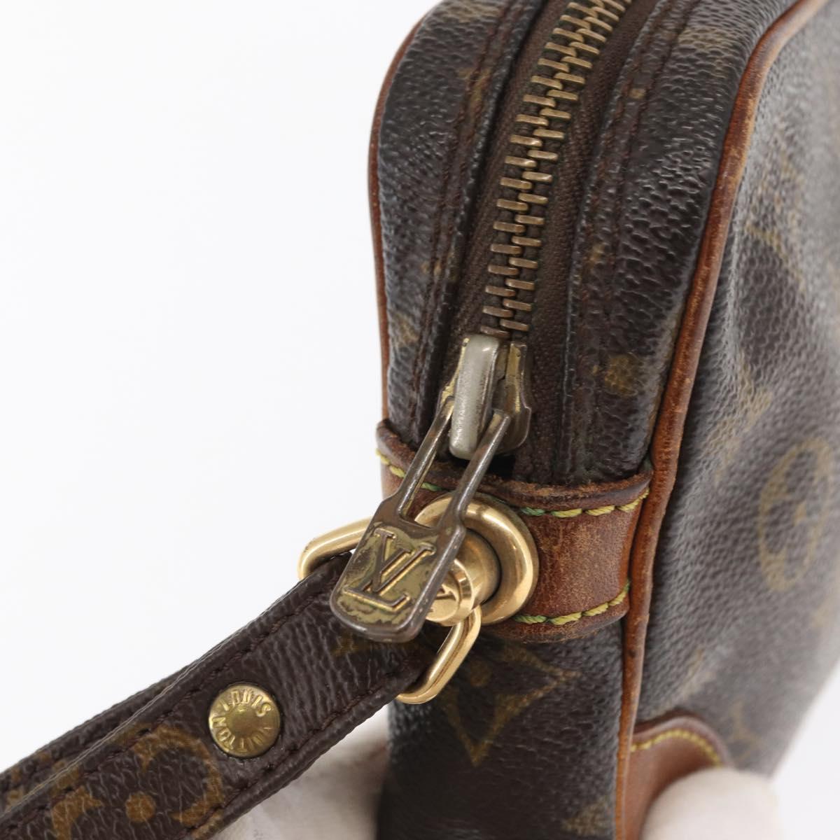 LOUIS VUITTON Monogram Marly Dragonne PM Clutch Bag M51827 LV Auth ep12986