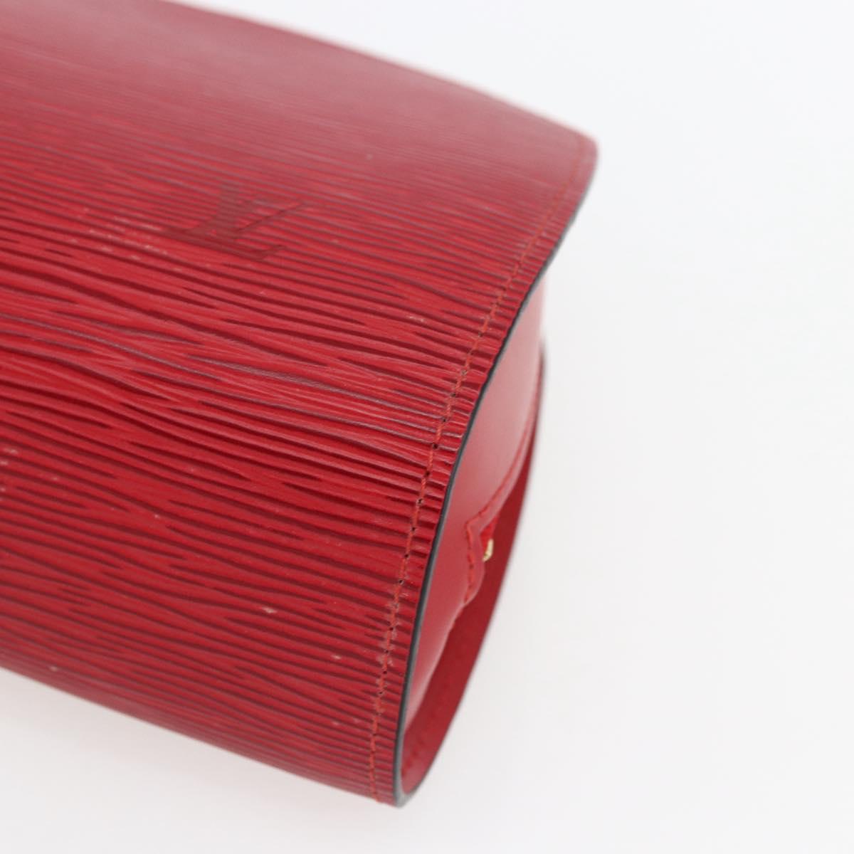 LOUIS VUITTON Epi Dauphine MM Pouch Red M48457 LV Auth ep13004
