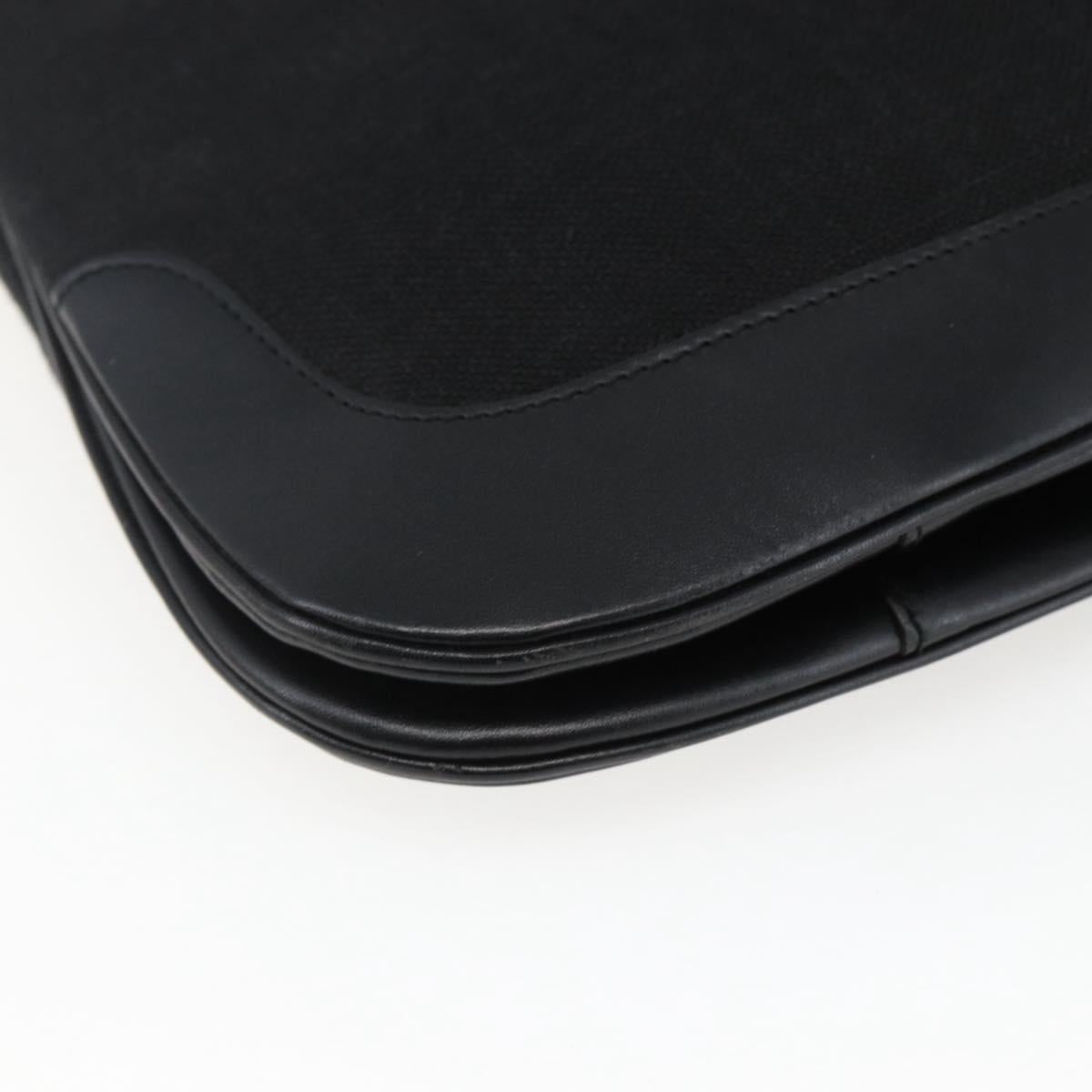 GUCCI Jackie Shoulder Bag Canvas Leather Black Silver 001 4272 Auth ep13016