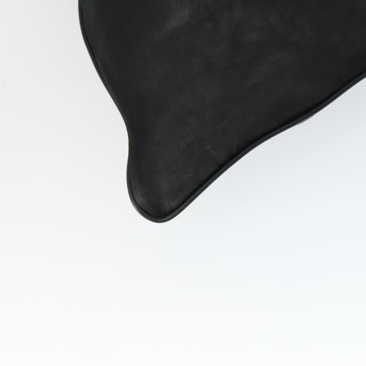 PRADA Shoulder Bag Nylon Black Silver Auth ep13020