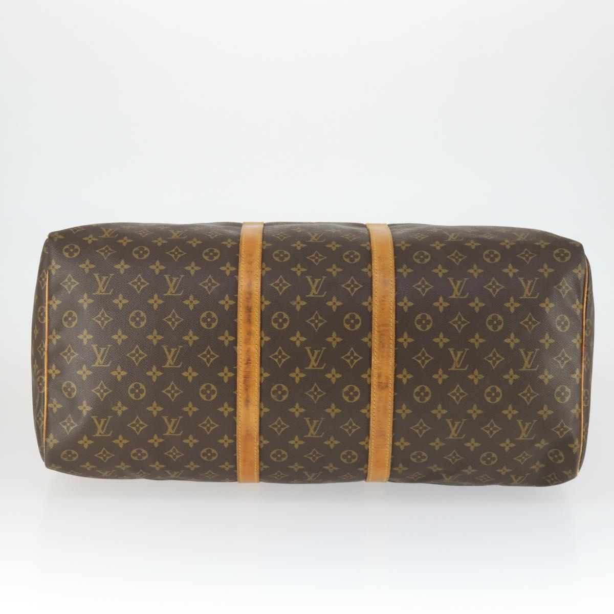 LOUIS VUITTON Monogram Keepall 60 Boston Bag M41422 LV Auth ep13028