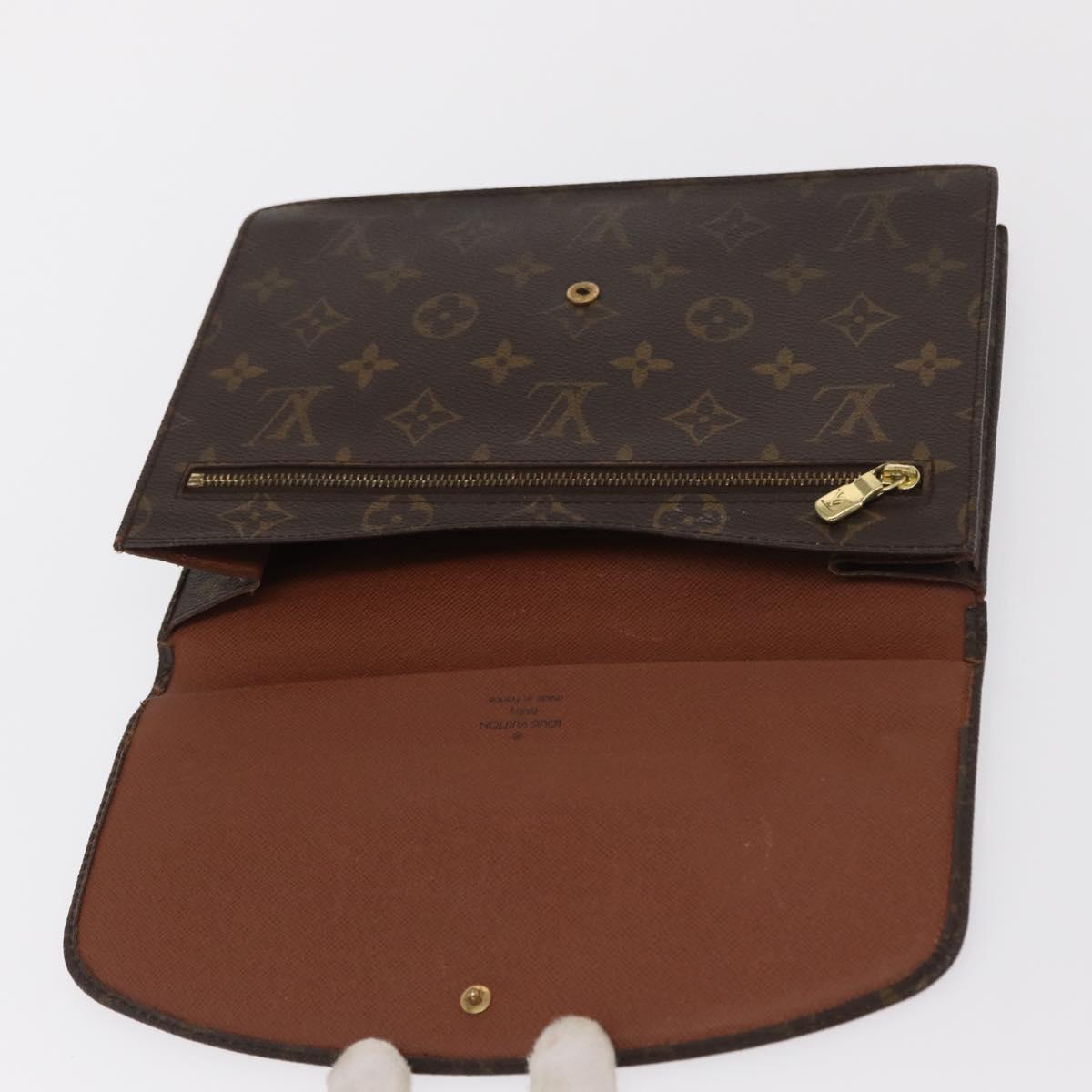 LOUIS VUITTON Monogram Pochette Rabat 23 Clutch Bag M51940 LV Auth ep13030