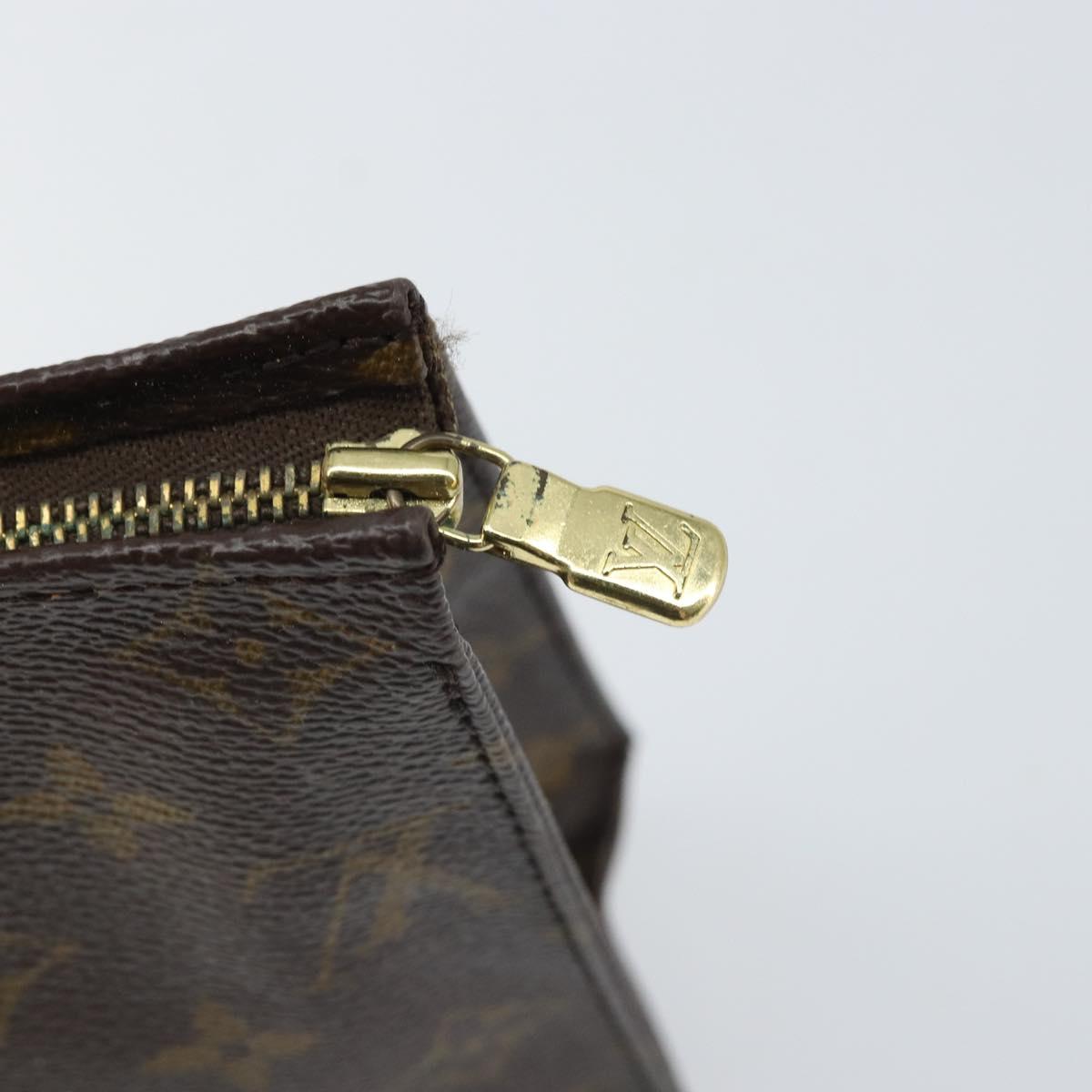 LOUIS VUITTON Monogram Poche Toilette 19 Pouch M47544 LV Auth ep13042