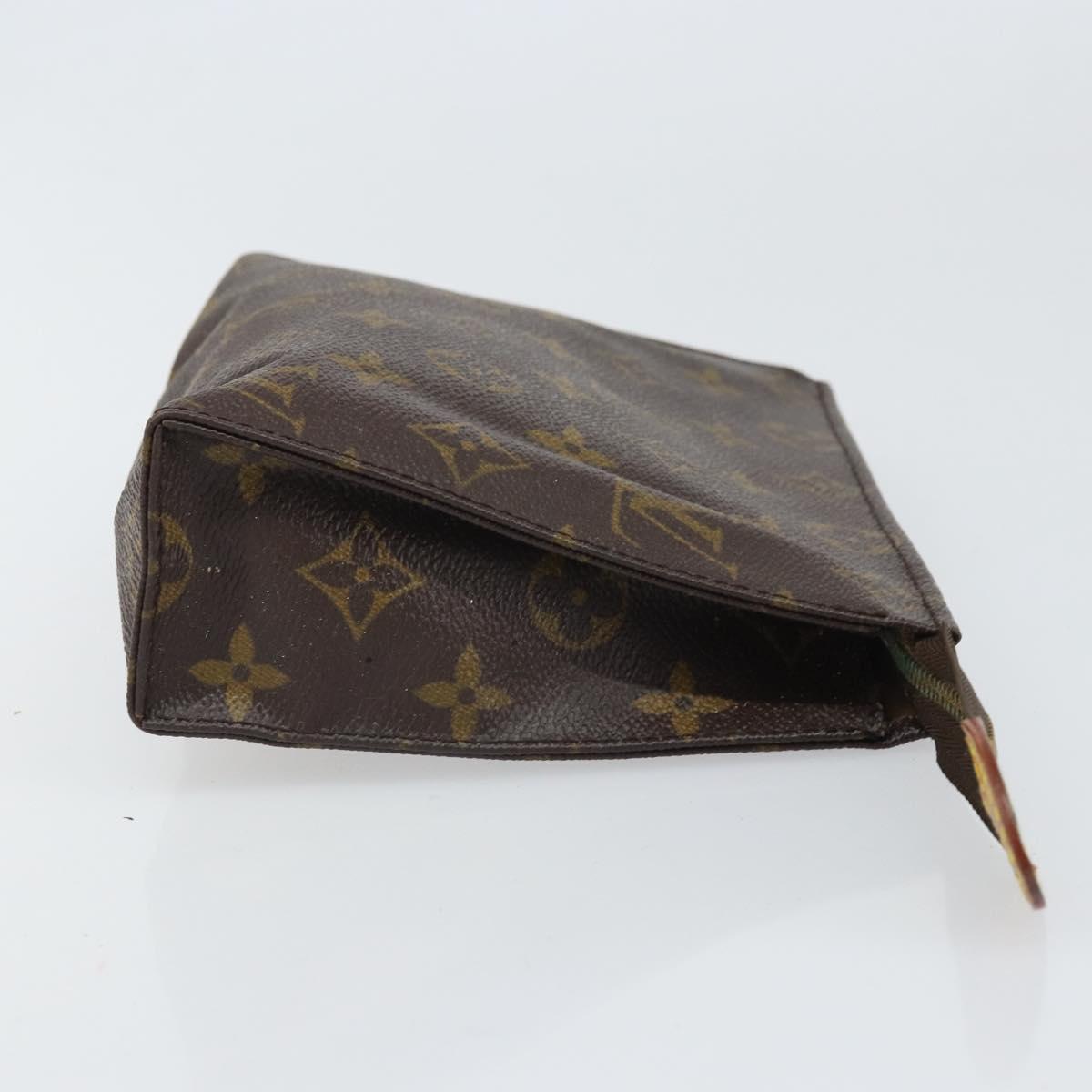 LOUIS VUITTON Monogram Poche Toilette 19 Pouch M47544 LV Auth ep13042