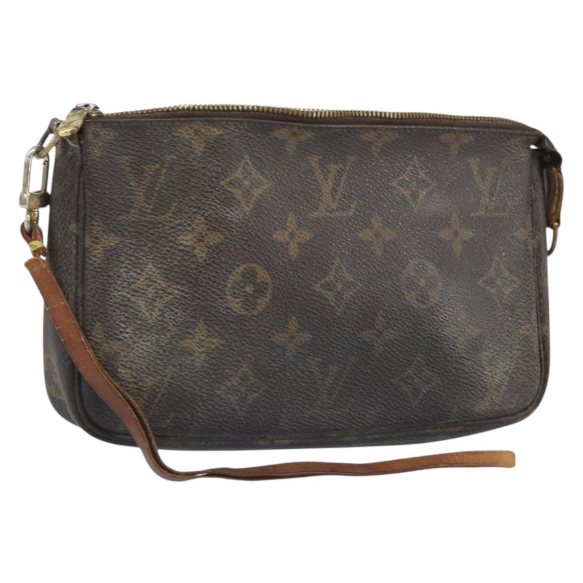 LOUIS VUITTON Monogram Pochette Accessoires Pouch M51980 LV Auth ep13050