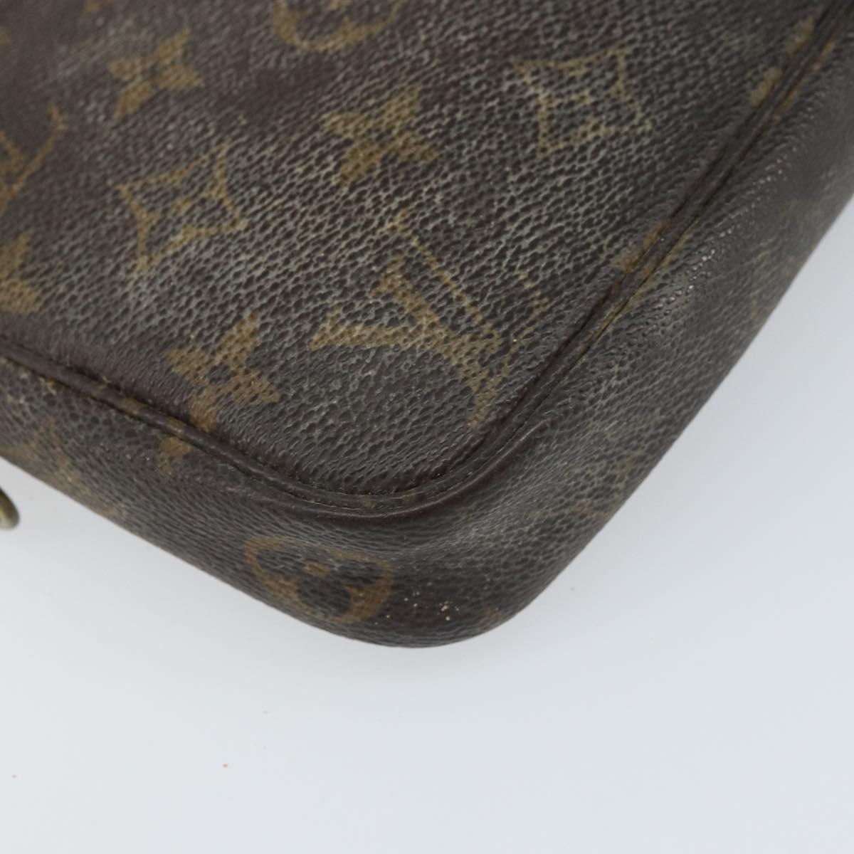 LOUIS VUITTON Monogram Pochette Accessoires Pouch M51980 LV Auth ep13050