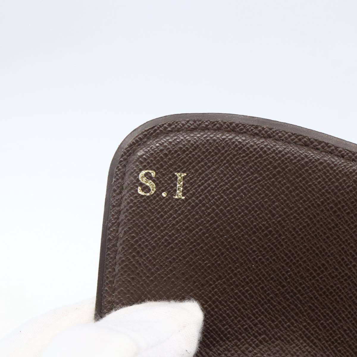LOUIS VUITTON Damier Ebene Portefeuille Sistina Long Wallet N61747 Auth ep13090