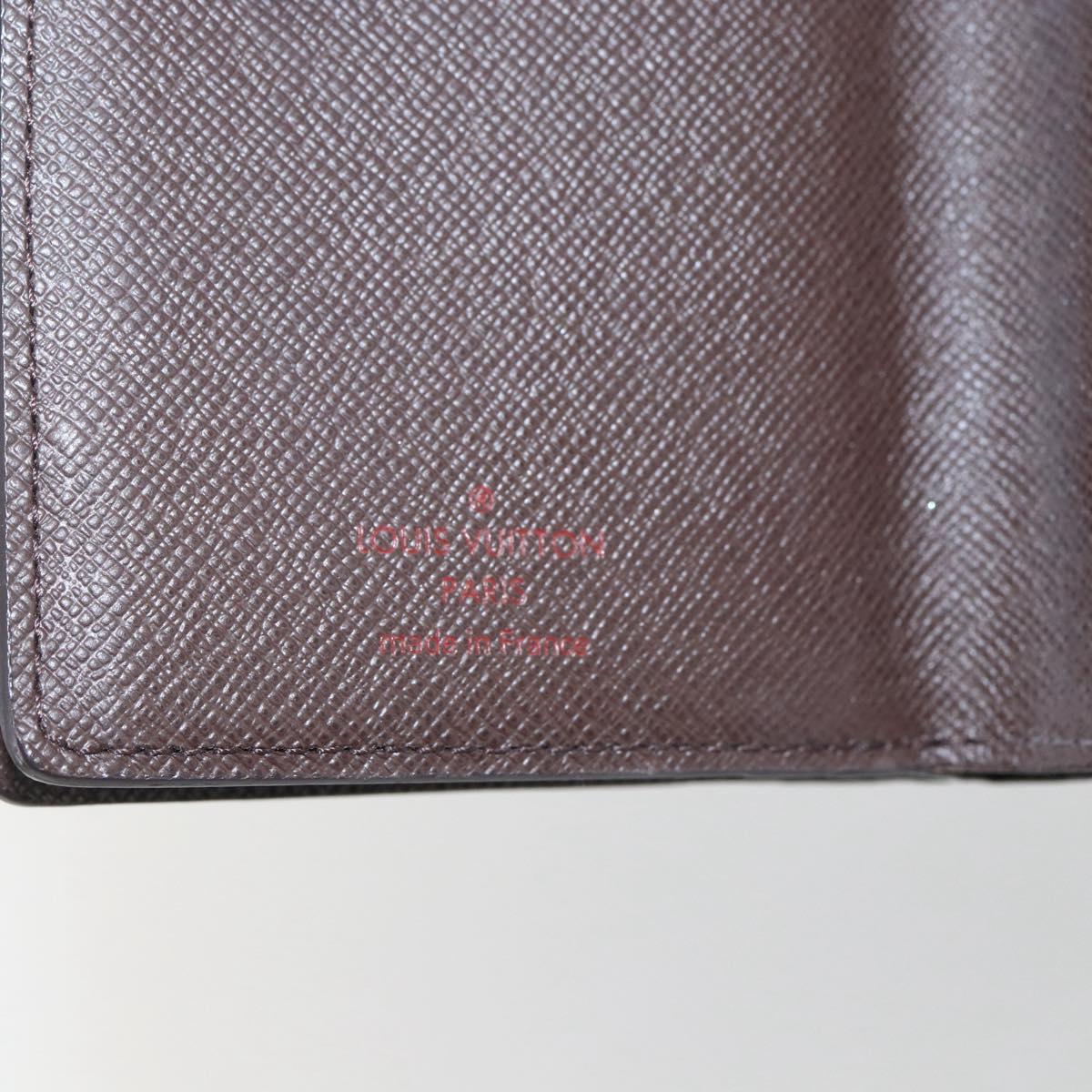 LOUIS VUITTON Damier Ebene Portefeuille Joy Bifold Wallet N60034 LV Auth ep13095