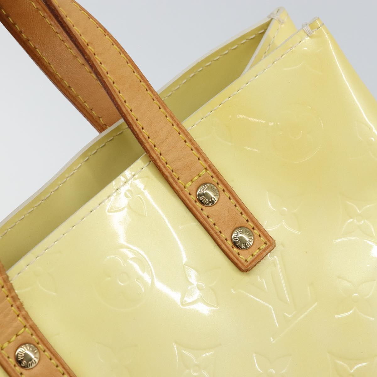 LOUIS VUITTON Monogram Vernis Reade PM Hand Bag Gris M91145 LV Auth ep13110