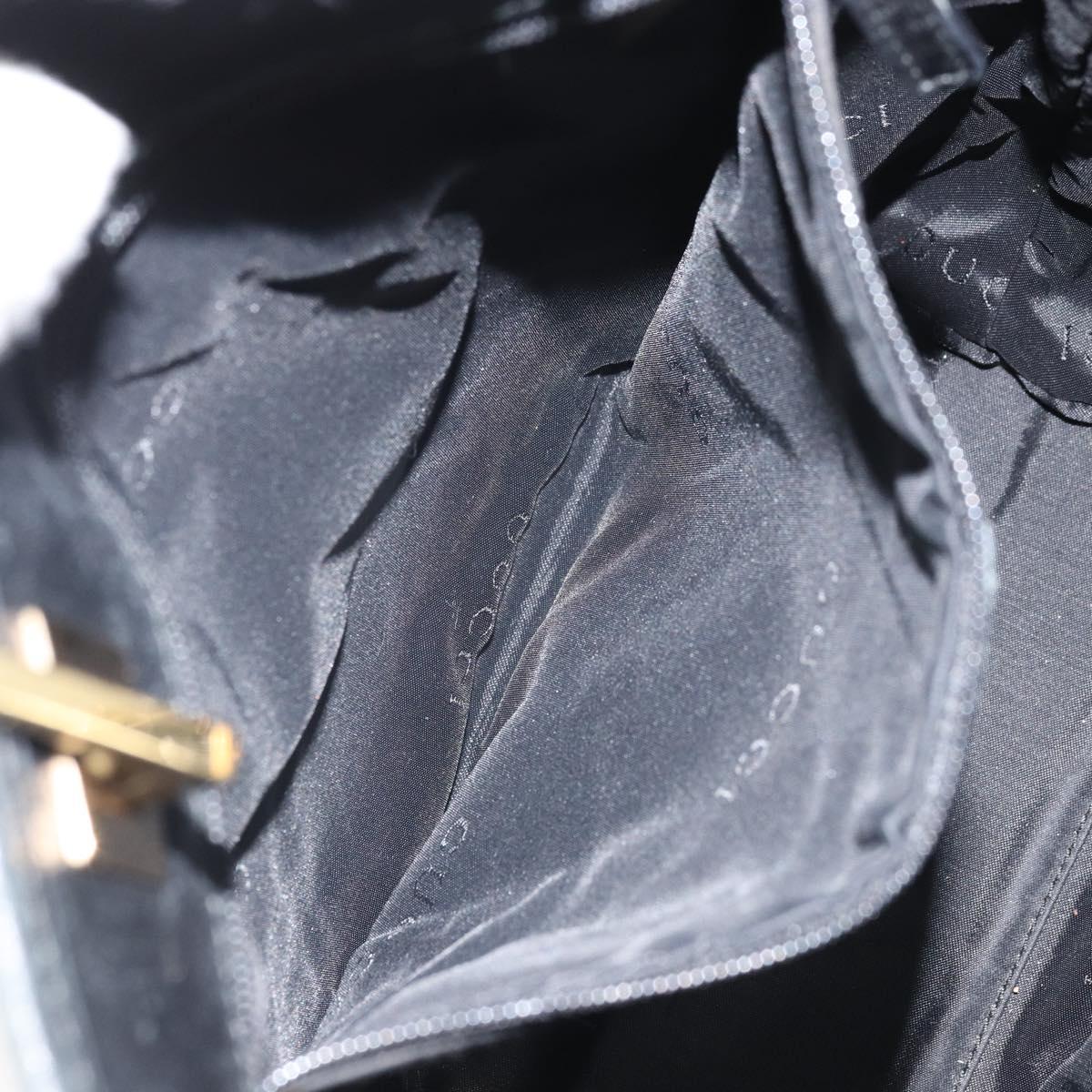 GUCCI GG Canvas Tote Bag Black Gold 002 1099 Auth ep13113