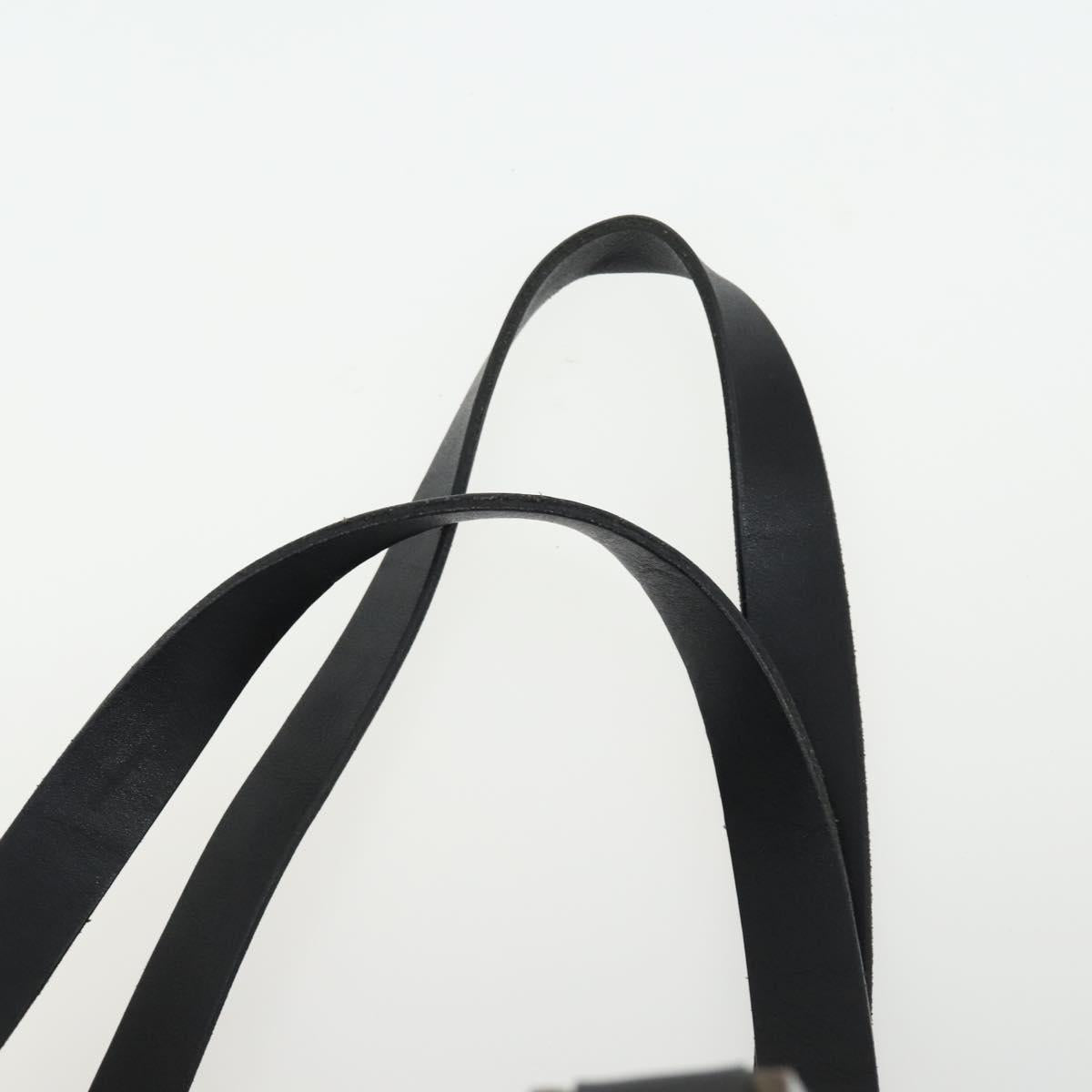 FENDI Zucchino Canvas Boston Bag Black Brown Auth ep13122