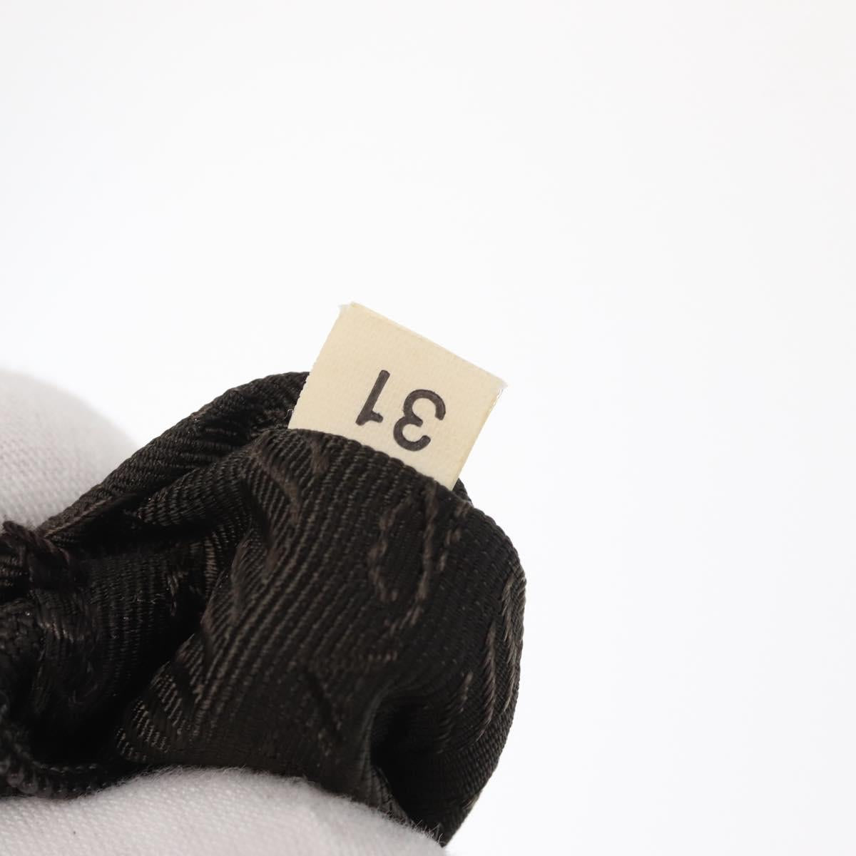 PRADA Shoulder Bag Nylon Brown Silver Auth ep13123