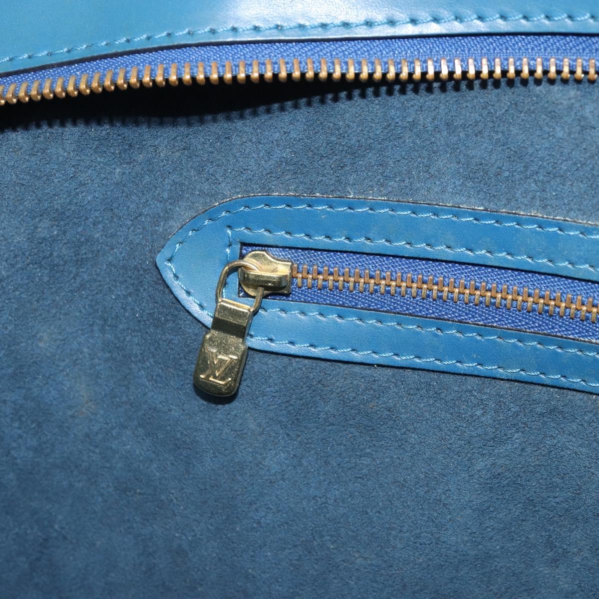LOUIS VUITTON Epi Saint Jacques Shopping Shoulder Bag Blue M52275 Auth ep13153