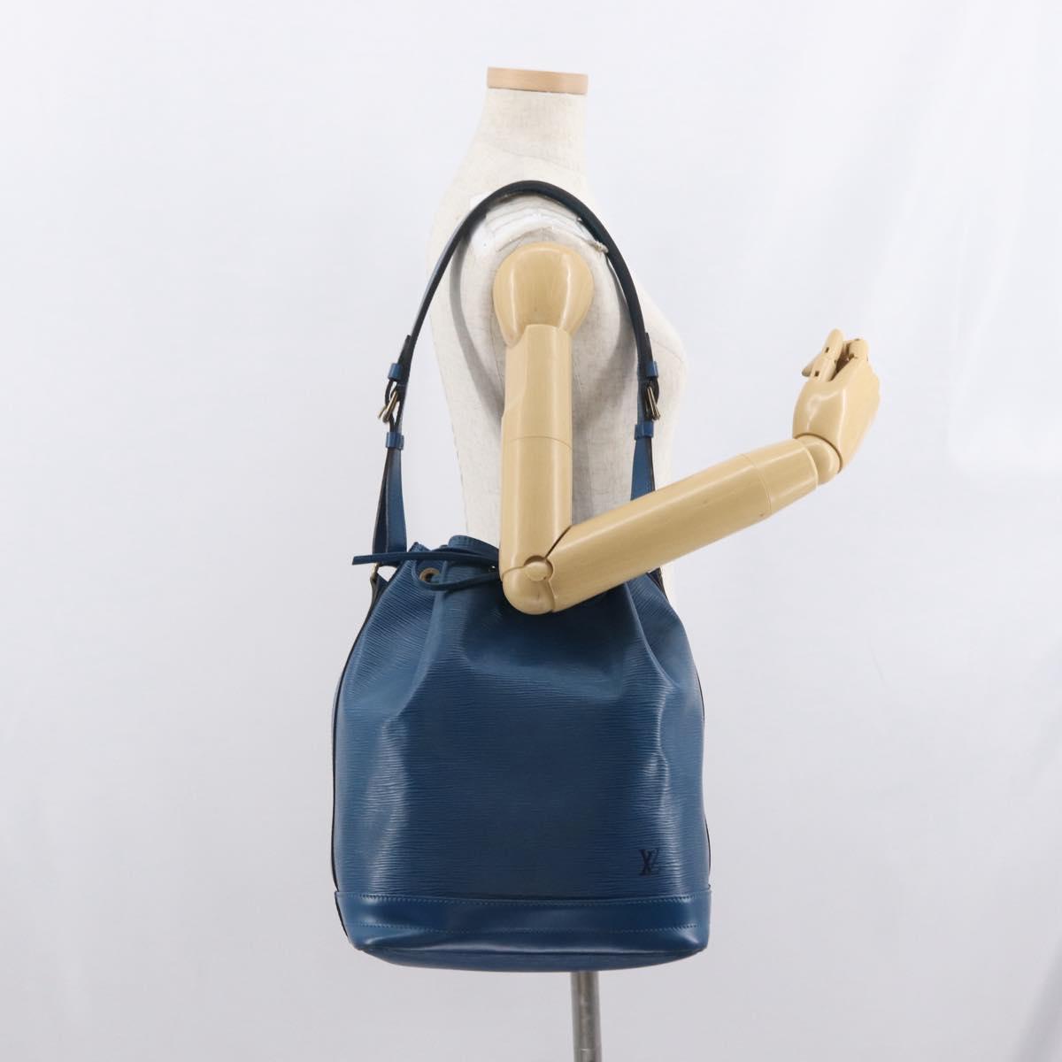 LOUIS VUITTON Epi Noe Shoulder Bag Toledo Blue M44005 LV Auth ep13154