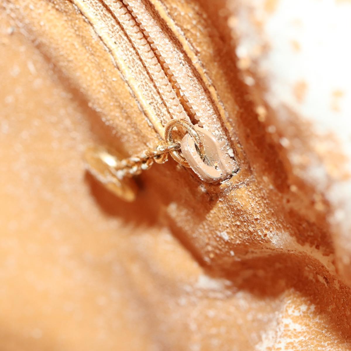 GUCCI Bamboo Hand Bag Suede 2way Red Gold Auth ep13161