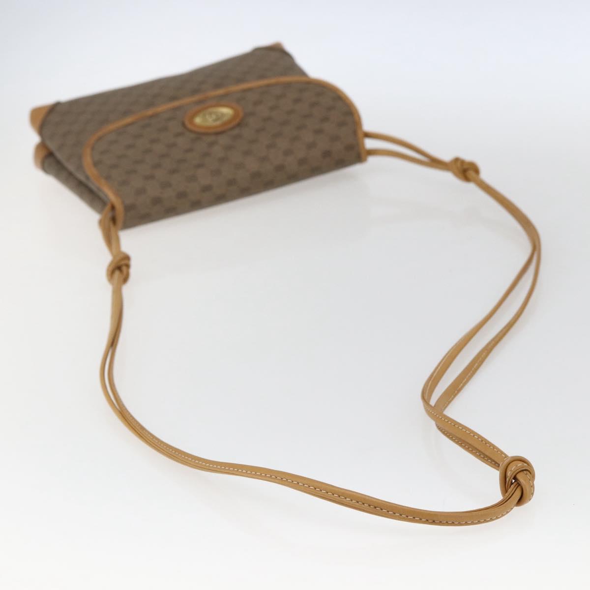 GUCCI Micro GG Supreme Shoulder Bag PVC Beige Gold 49 007 5548 Auth ep13173