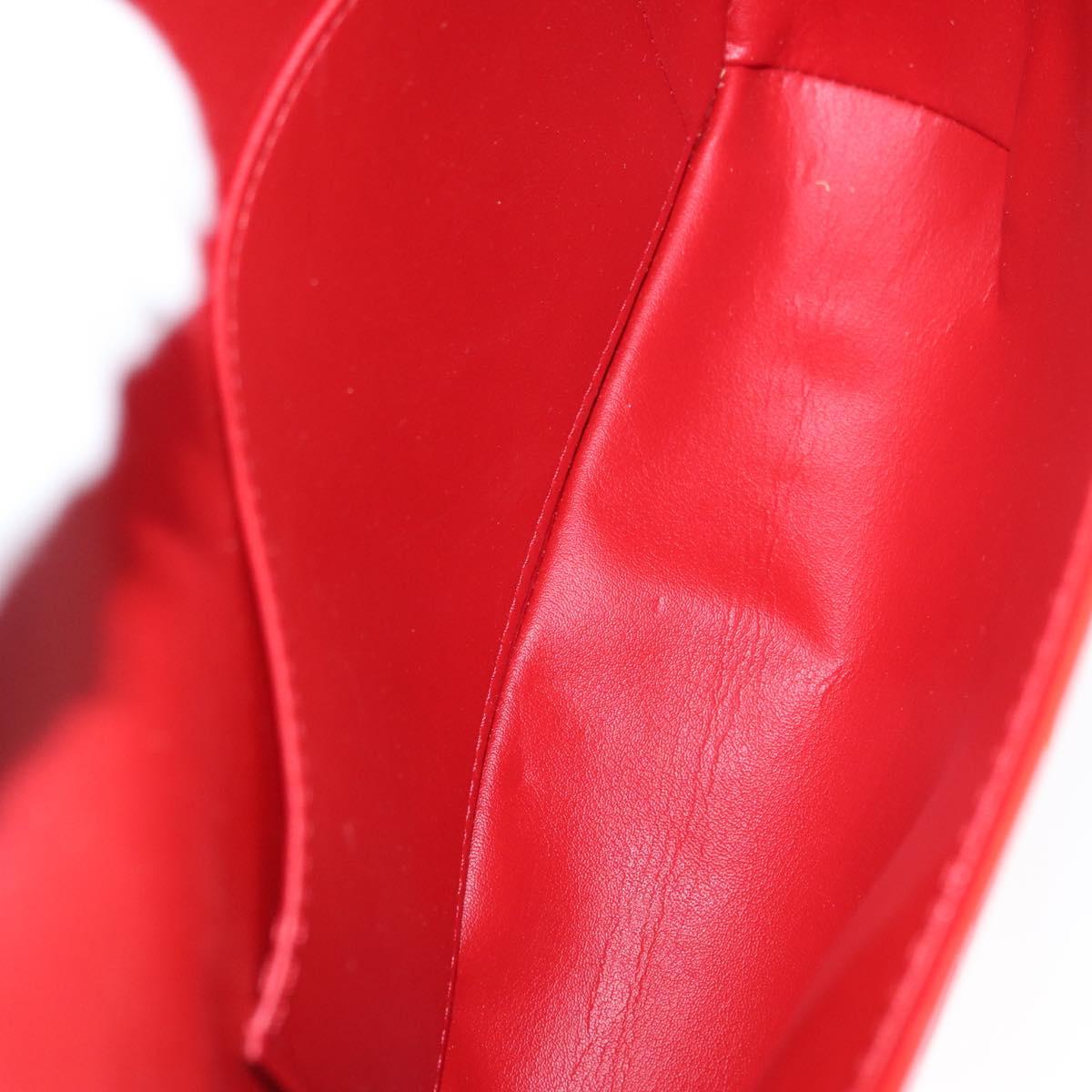 LOUIS VUITTON Monogram Vernis Thompson Street Bag Red M91094 LV Auth ep13184
