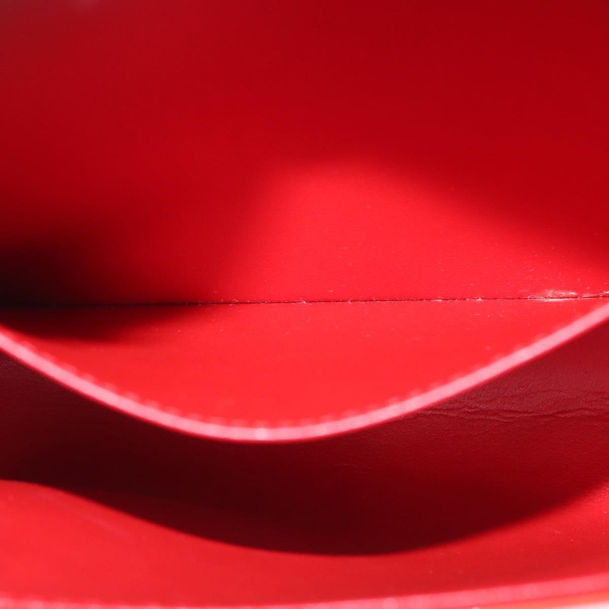 LOUIS VUITTON Monogram Vernis Thompson Street Bag Red M91094 LV Auth ep13184