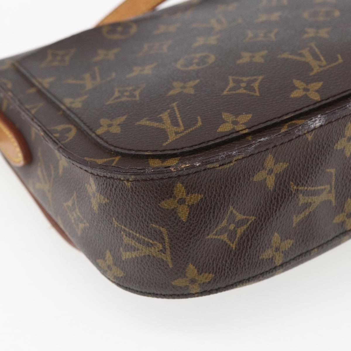 LOUIS VUITTON Monogram Saint Cloud GM Shoulder Bag M51242 LV Auth ep13188