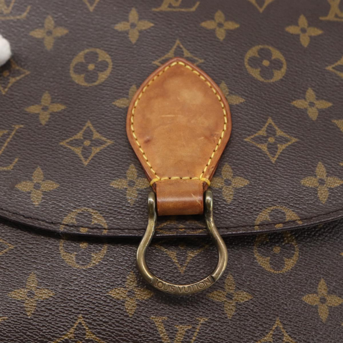 LOUIS VUITTON Monogram Saint Cloud GM Shoulder Bag M51242 LV Auth ep13188