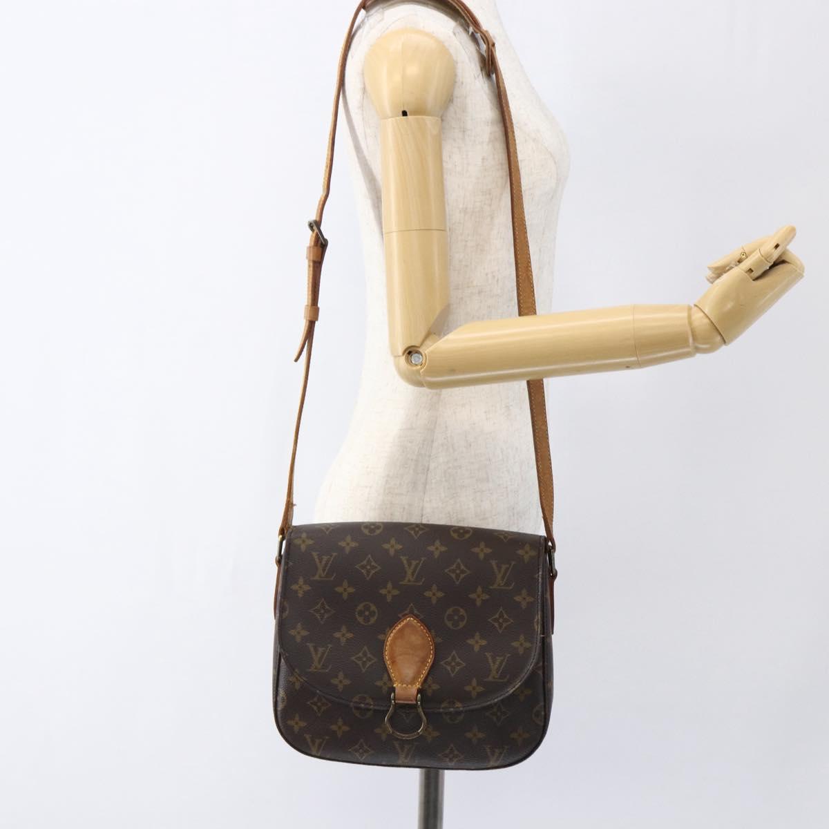 LOUIS VUITTON Monogram Saint Cloud GM Shoulder Bag M51242 LV Auth ep13188