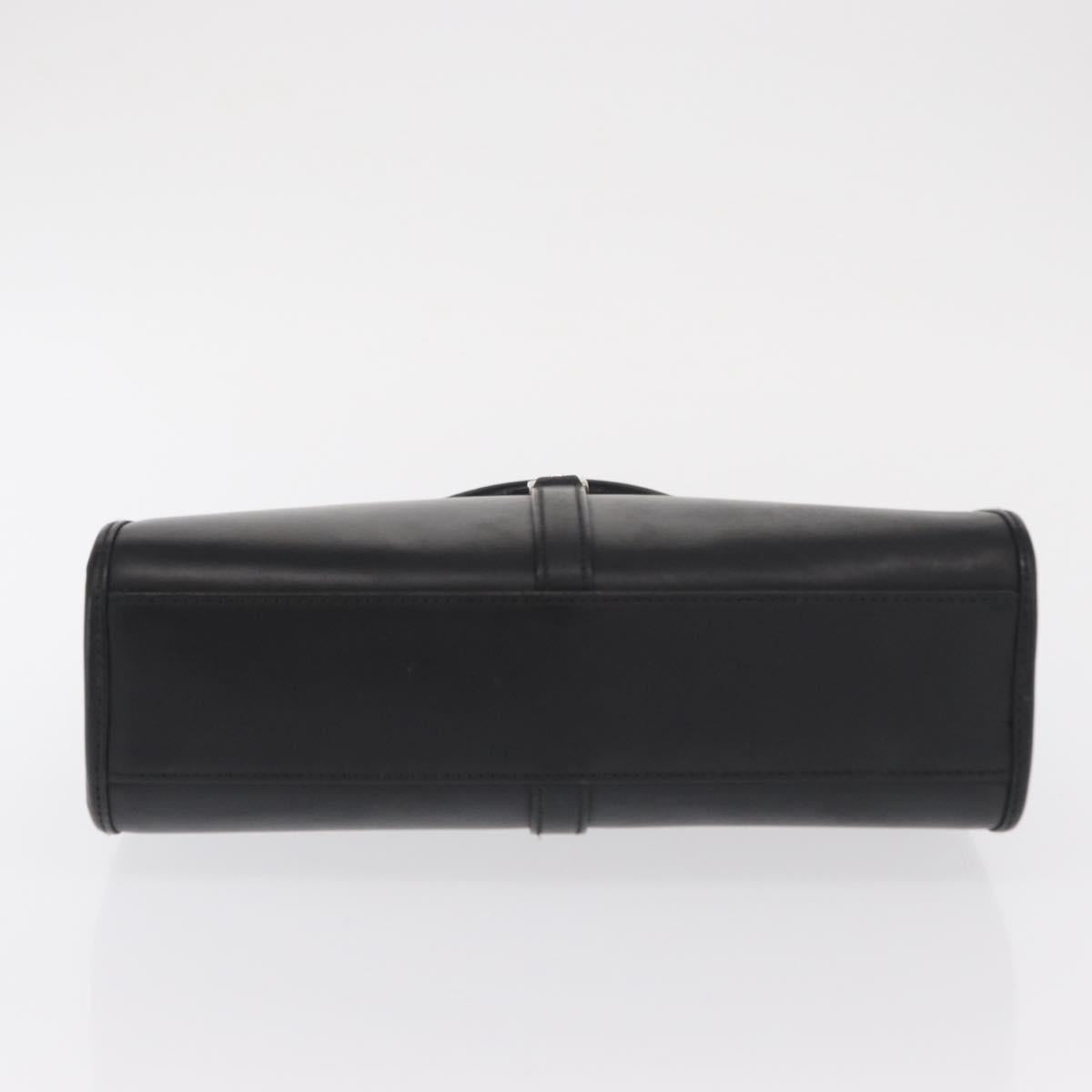 GUCCI Jackie Hand Bag Leather Black Silver 002 1065 Auth ep13198