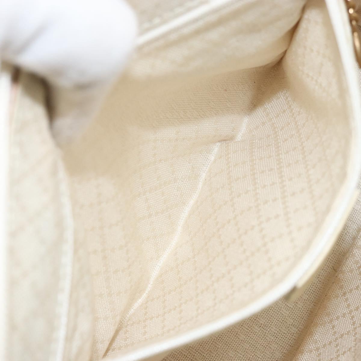 GUCCI Bamboo Hand Bag Suede 2way Beige Gold 000 2865 0290 Auth ep13200