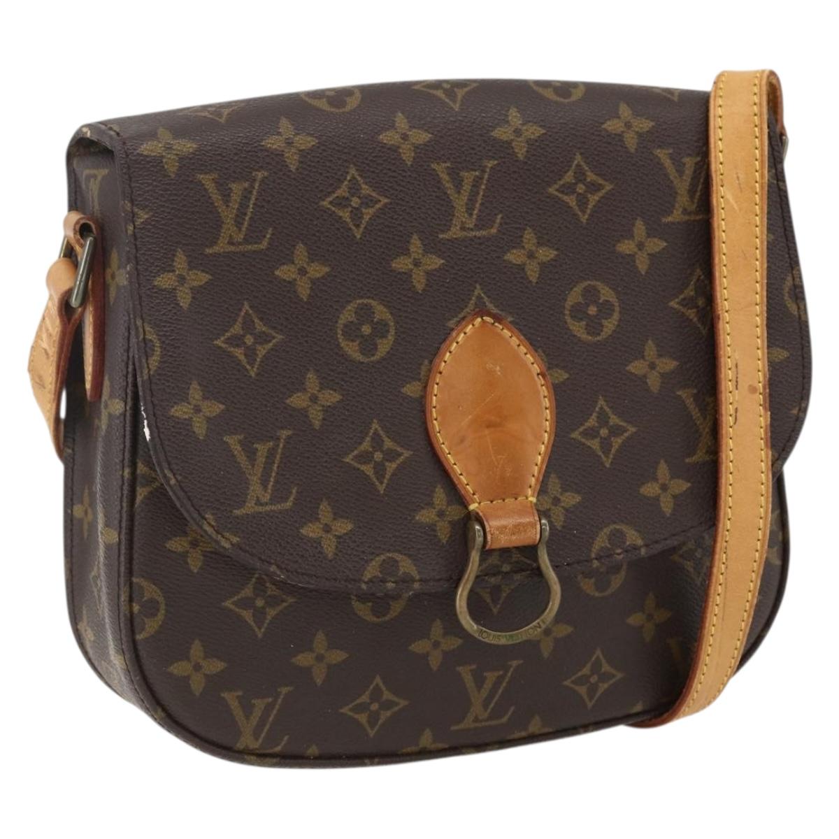 LOUIS VUITTON Monogram Saint Cloud GM Shoulder Bag M51242 LV Auth ep13201
