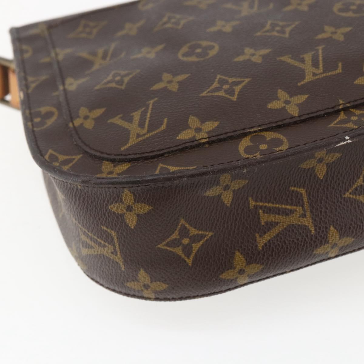 LOUIS VUITTON Monogram Saint Cloud GM Shoulder Bag M51242 LV Auth ep13201