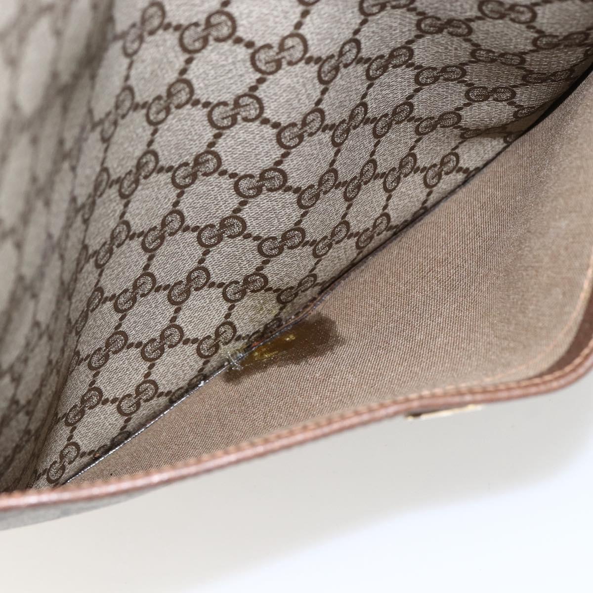 GUCCI GG Supreme Web Sherry Line Tote Bag PVC Beige 39 02 003 Auth ep13207V