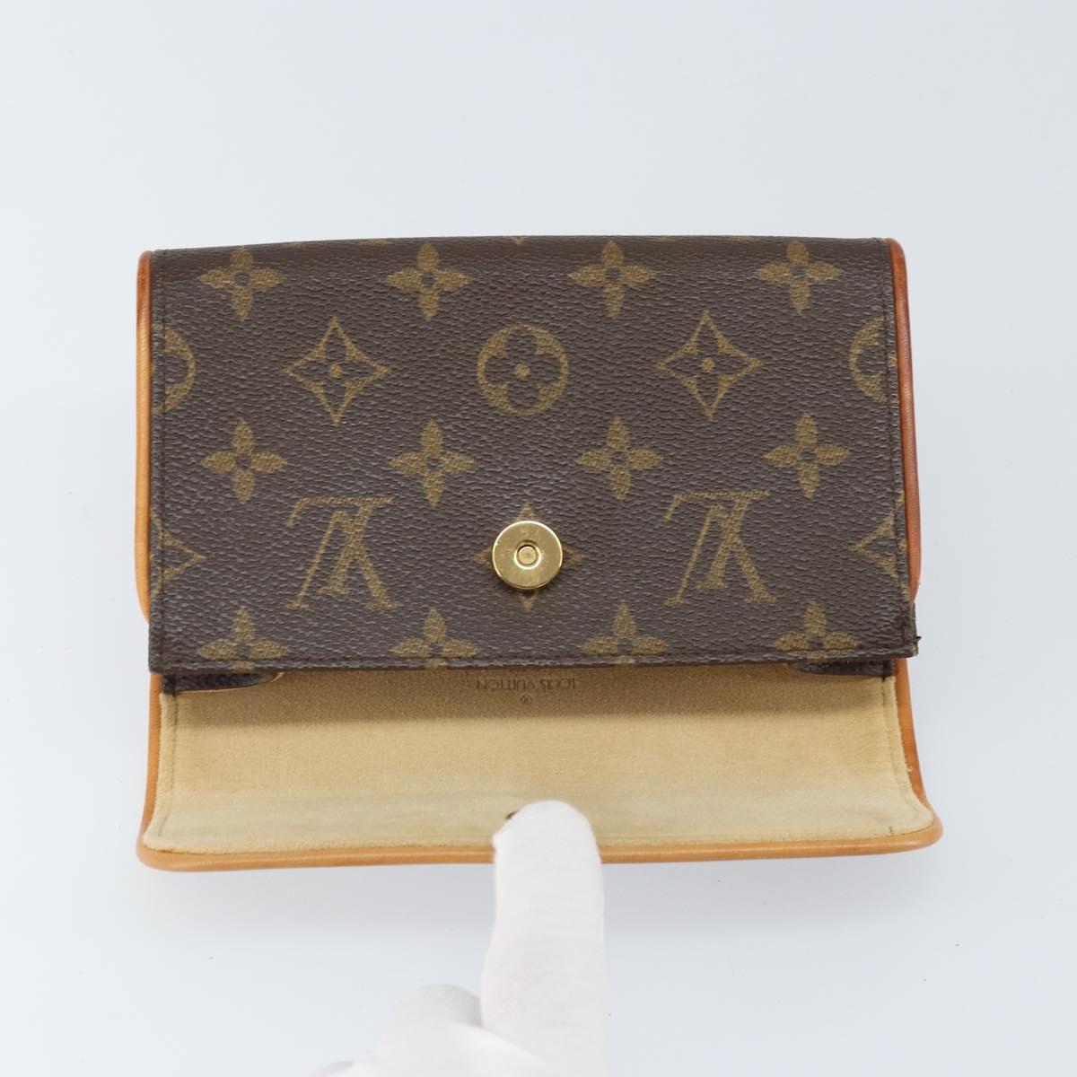 LOUIS VUITTON Monogram Pochette Florentine Waist bag M51855 LV Auth ep13215