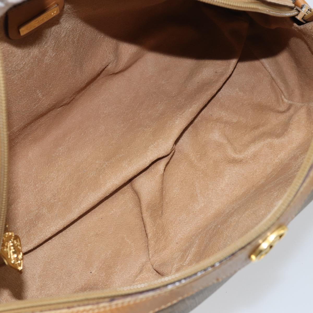 GUCCI Micro GG Supreme Boston Bag PVC Beige Gold 002 58 0165 Auth ep13225