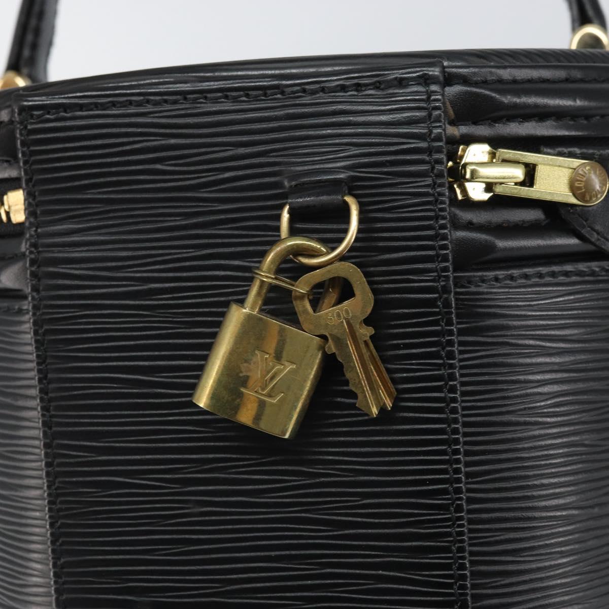 LOUIS VUITTON Epi Cannes Hand Bag Black M48032 LV Auth ep13228