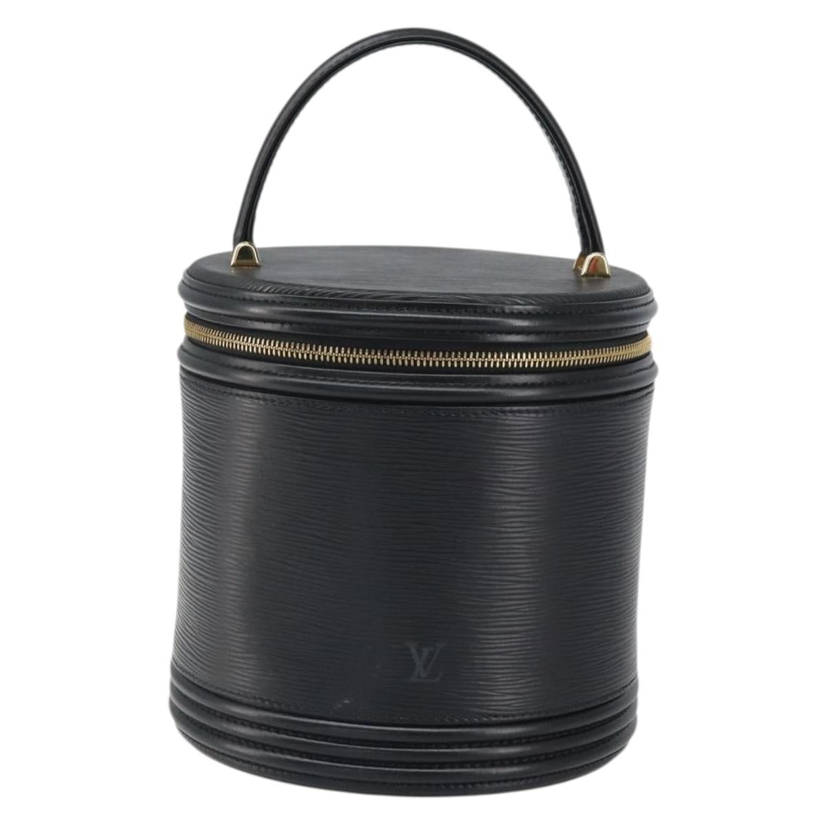 LOUIS VUITTON Epi Cannes Hand Bag Black M48032 LV Auth ep13228