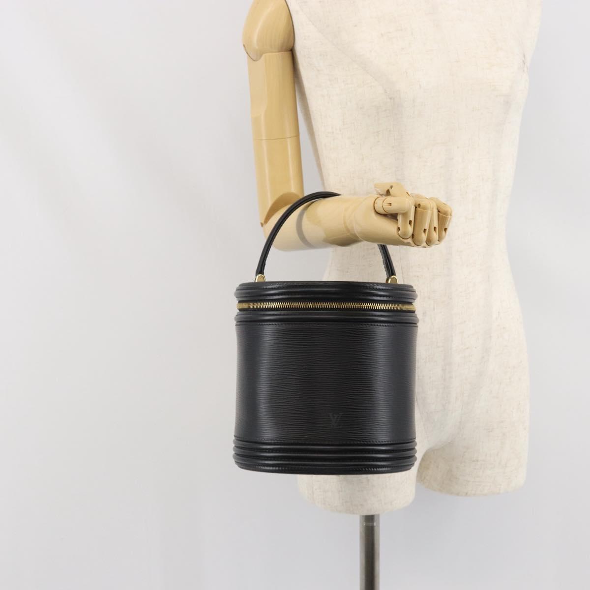 LOUIS VUITTON Epi Cannes Hand Bag Black M48032 LV Auth ep13228