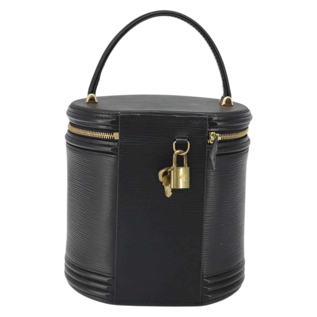LOUIS VUITTON Epi Cannes Hand Bag Black M48032 LV Auth ep13228