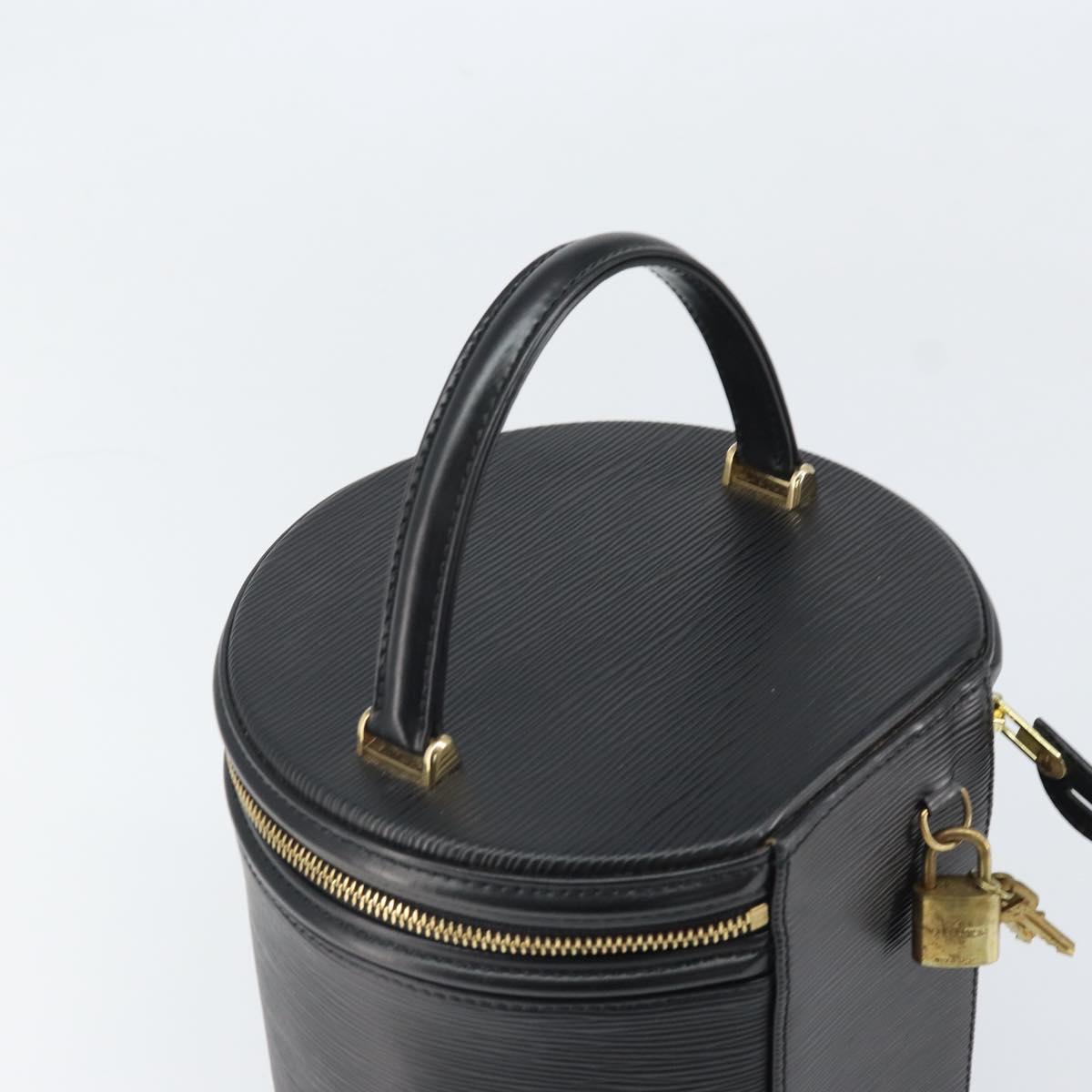 LOUIS VUITTON Epi Cannes Hand Bag Black M48032 LV Auth ep13228